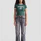 Polera Mujer Estampado Número Verde - Miniatura 2