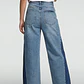 Jeans Mujer Extra Wide Led Bicolor Celeste - Miniatura 4