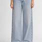 Jeans Mujer Tachas Stars Celeste - Miniatura 2