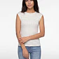 Polera Mujer Drapeada Polka Dots Blanco - Miniatura 1