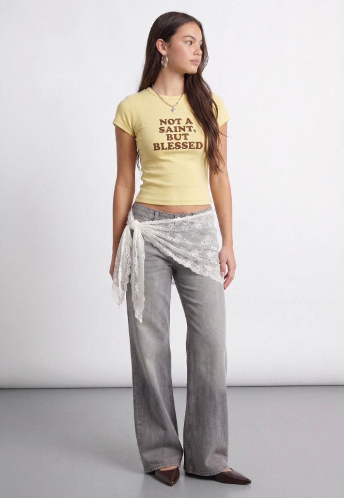 Polera Mujer Estampados Color Amarillo 1
