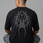 Polera Hombre Oversize Alas Negro - Miniatura 2
