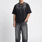 Polera Hombre Oversize Alas Negro - Miniatura 1