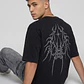 Polera Hombre Oversize Alas Negro - Miniatura 4