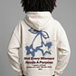 Polerón Mujer Hoodie Stars Back Crudo - Miniatura 1