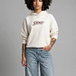 Polerón Mujer Hoodie Stars Back Crudo - Miniatura 2