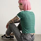 Polera Mujer Estampado Número Verde - Miniatura 3
