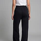 Pantalón Buzo Mujer Extra Baggy Negro - Miniatura 2