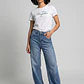 Jeans Mujer Baggy Tiro Alto Proceso Celeste - Miniatura 4