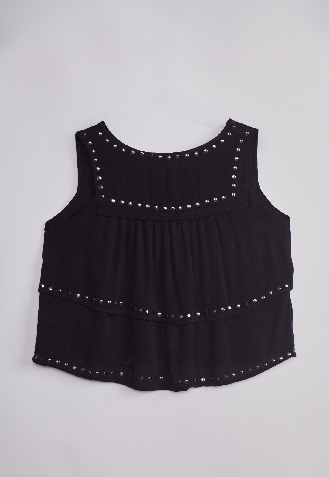Blusa Mujer Tachas Negro 2