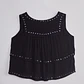 Blusa Mujer Tachas Negro - Miniatura 2