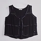 Blusa Mujer Tachas Negro - Miniatura 1