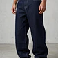 Jeans Hombre Super Baggy Raw Azul - Miniatura 2
