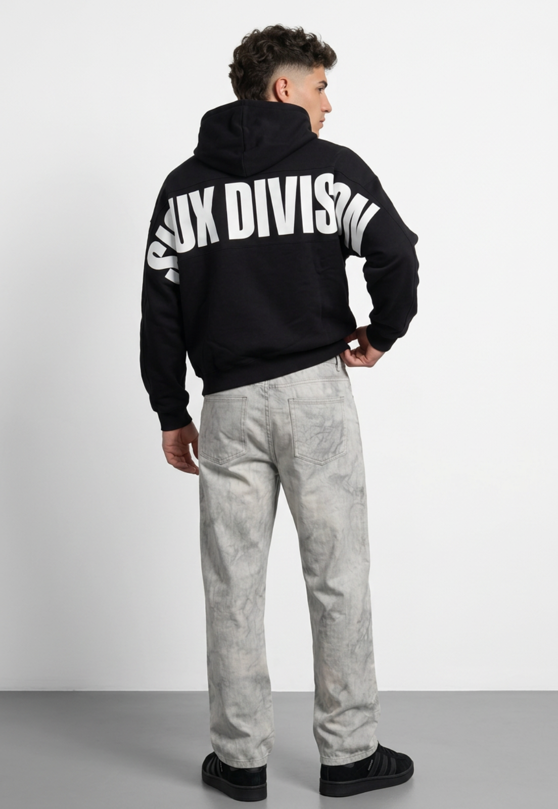 Pantalón Hombre Relaxed Camuflado Gris 3