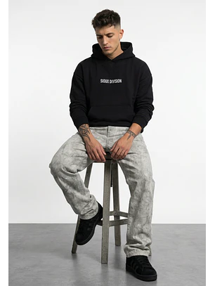 Pantalón Hombre Relaxed Camuflado Gris