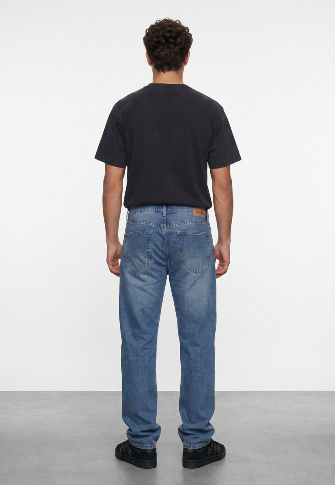 Jeans Hombre Straight Relaxed Proceso Azul 2