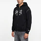 Polerón Hombre Boxy Fit Costuras Negro - Miniatura 1