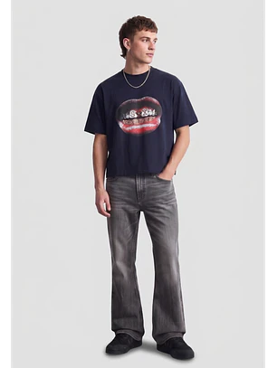 Polera Hombre Boca Azul