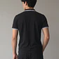 Polera Hombre Piqué Negro - Miniatura 2