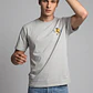 Polera Hombre Relaxed Limones Gris - Miniatura 3
