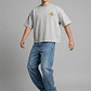 Polera Hombre Relaxed Limones Gris - Miniatura 4