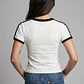 Polera Mujer Varsity Cuello Blanco - Miniatura 2