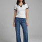 Polera Mujer Varsity Cuello Blanco - Miniatura 3
