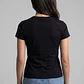 Polera Mujer Frases Negro - Miniatura 2