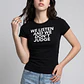 Polera Mujer Frases Negro - Miniatura 4