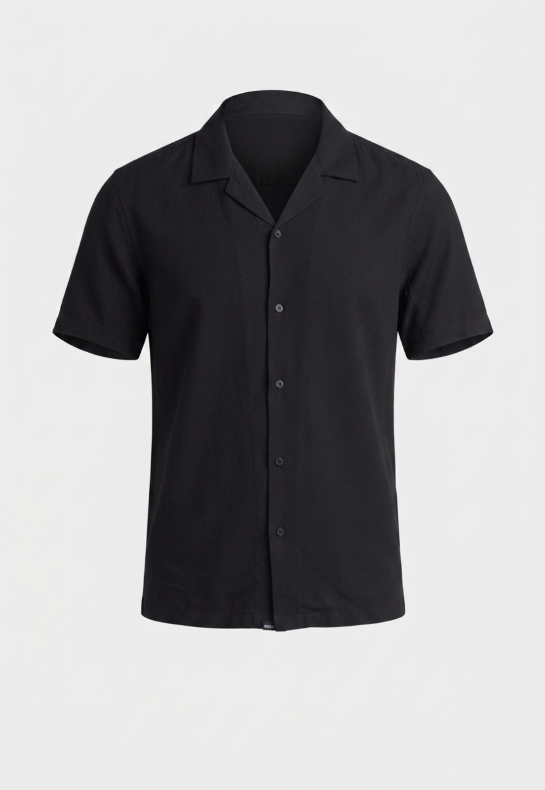 Camisa Hombre Mega Baggy Bolsillos Negro 1
