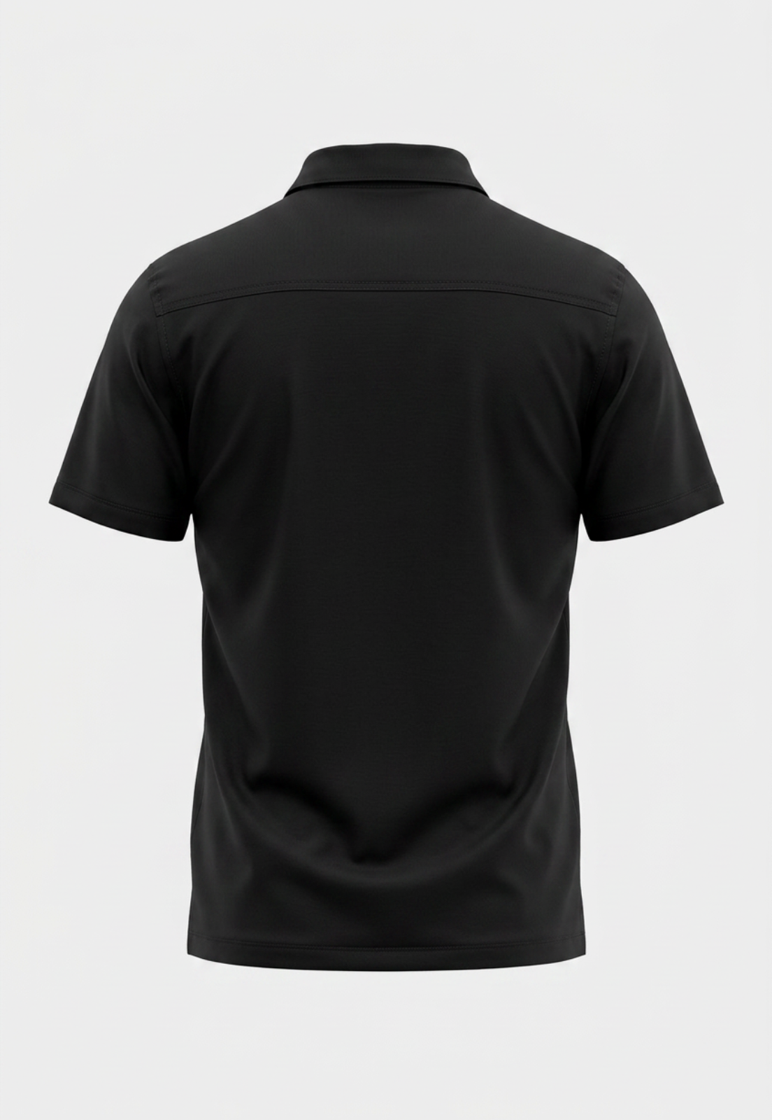 Camisa Hombre Mega Baggy Bolsillos Negro 2