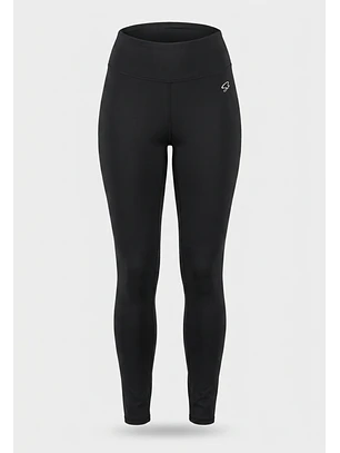 Calza Mujer Larga Tiro Alto Negro Training