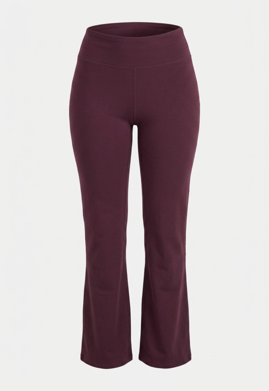 Calza Mujer Deportiva Flare Burdeo 1