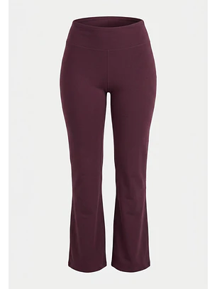 Calza Mujer Flare Burdeo Training