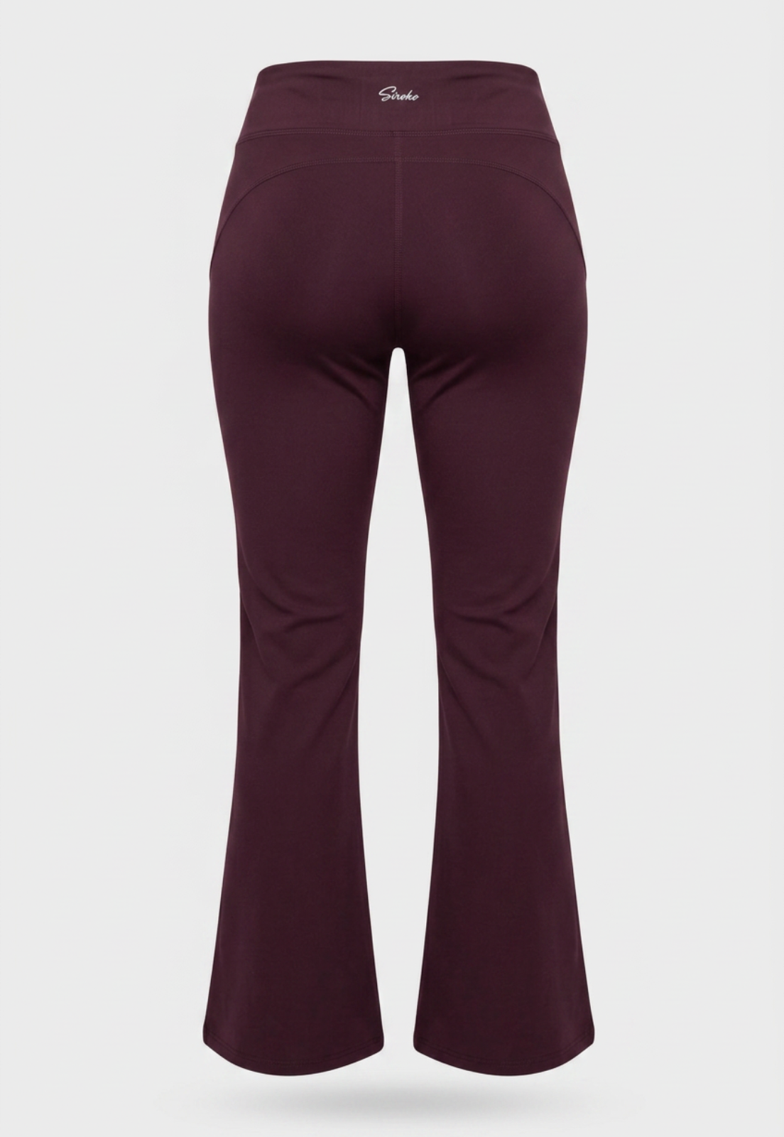 Calza Mujer Deportiva Flare Burdeo 2