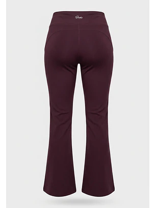 Calza Mujer Flare Burdeo Training