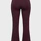 Calza Mujer Deportiva Flare Burdeo - Miniatura 2