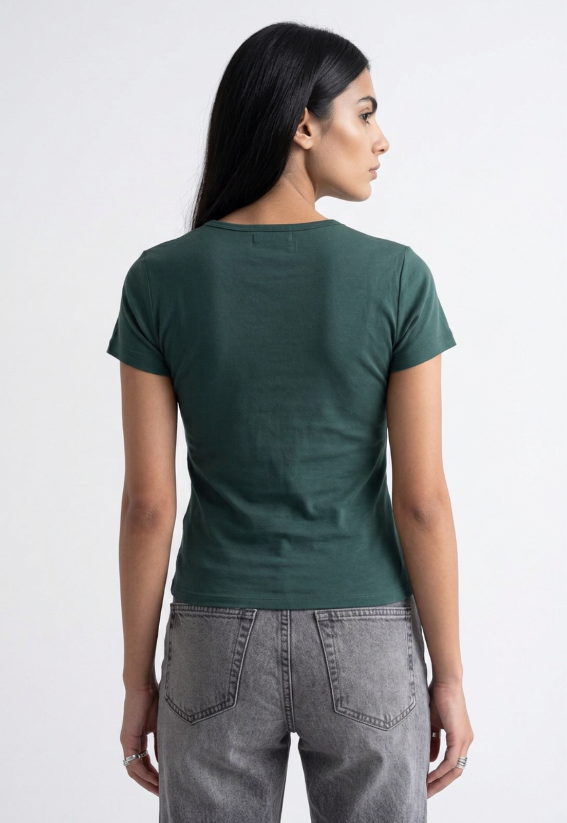 Polera Mujer Estampados Color Verde 2