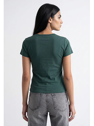Polera Mujer Estampados Color Verde