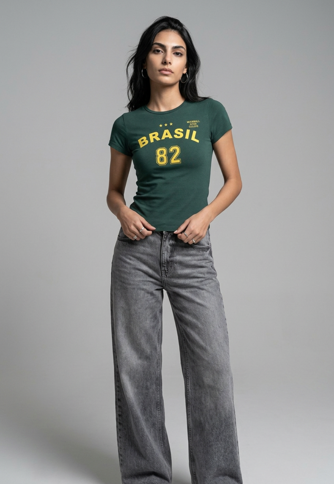 Polera Mujer Estampados Color Verde 3