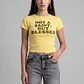 Polera Mujer Estampados Color Amarillo - Miniatura 1