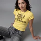 Polera Mujer Estampados Color Amarillo - Miniatura 4