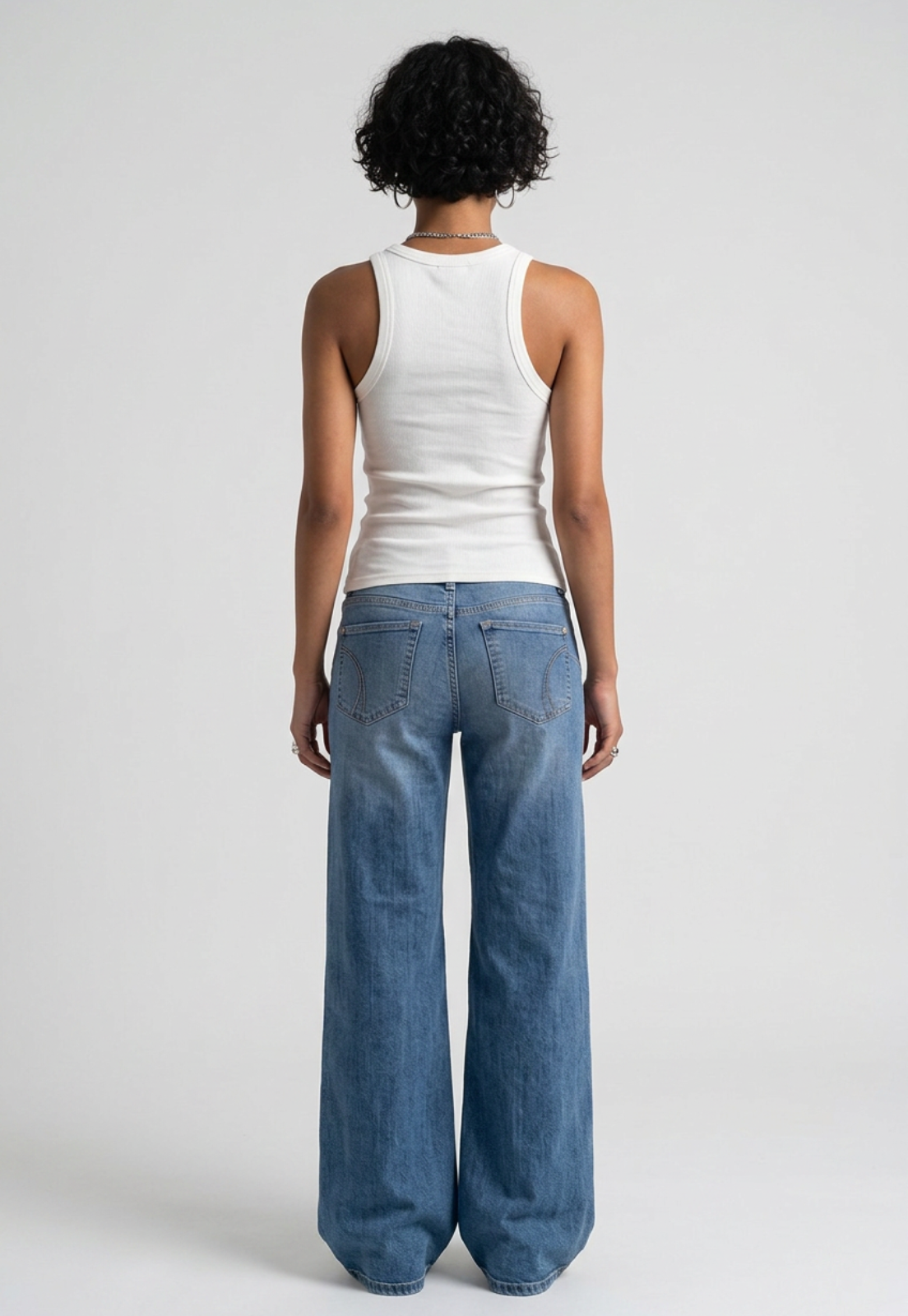 Peto Mujer Rib Tachas Crudo 2
