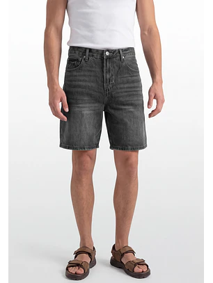 Bermuda Hombre Denim Straight Gris