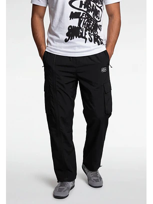 Pantalón Buzo Hombre Cargo Negro Training