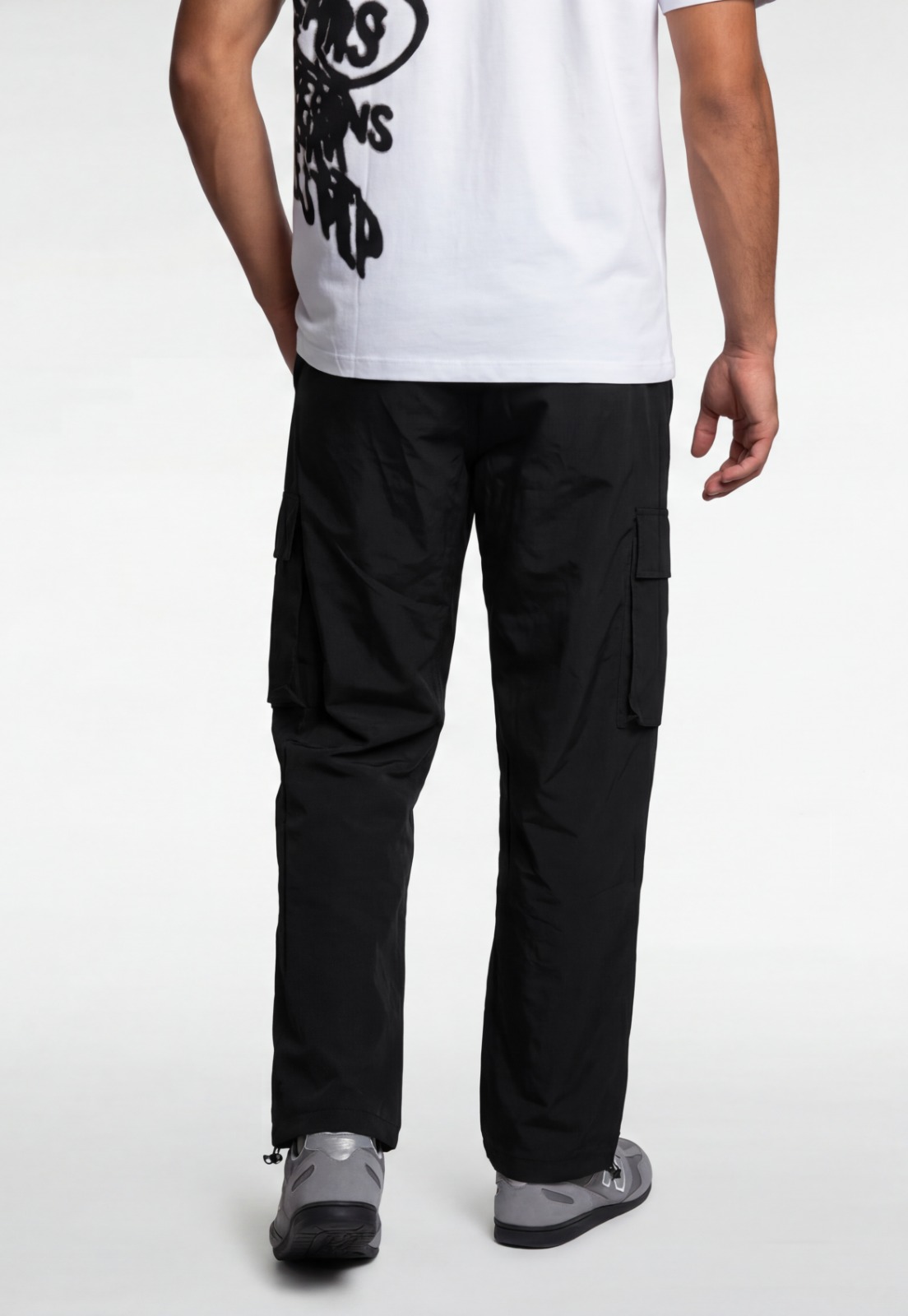 Pantalón Buzo Hombre Cargo Negro Training 3
