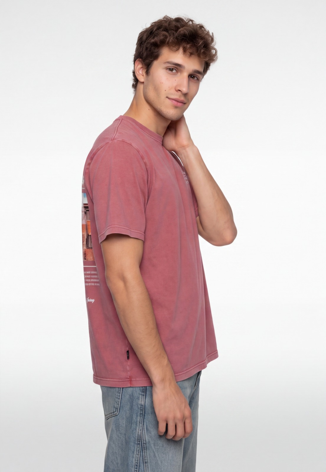 Polera Hombre Matsuyama Oriental Rojo 2