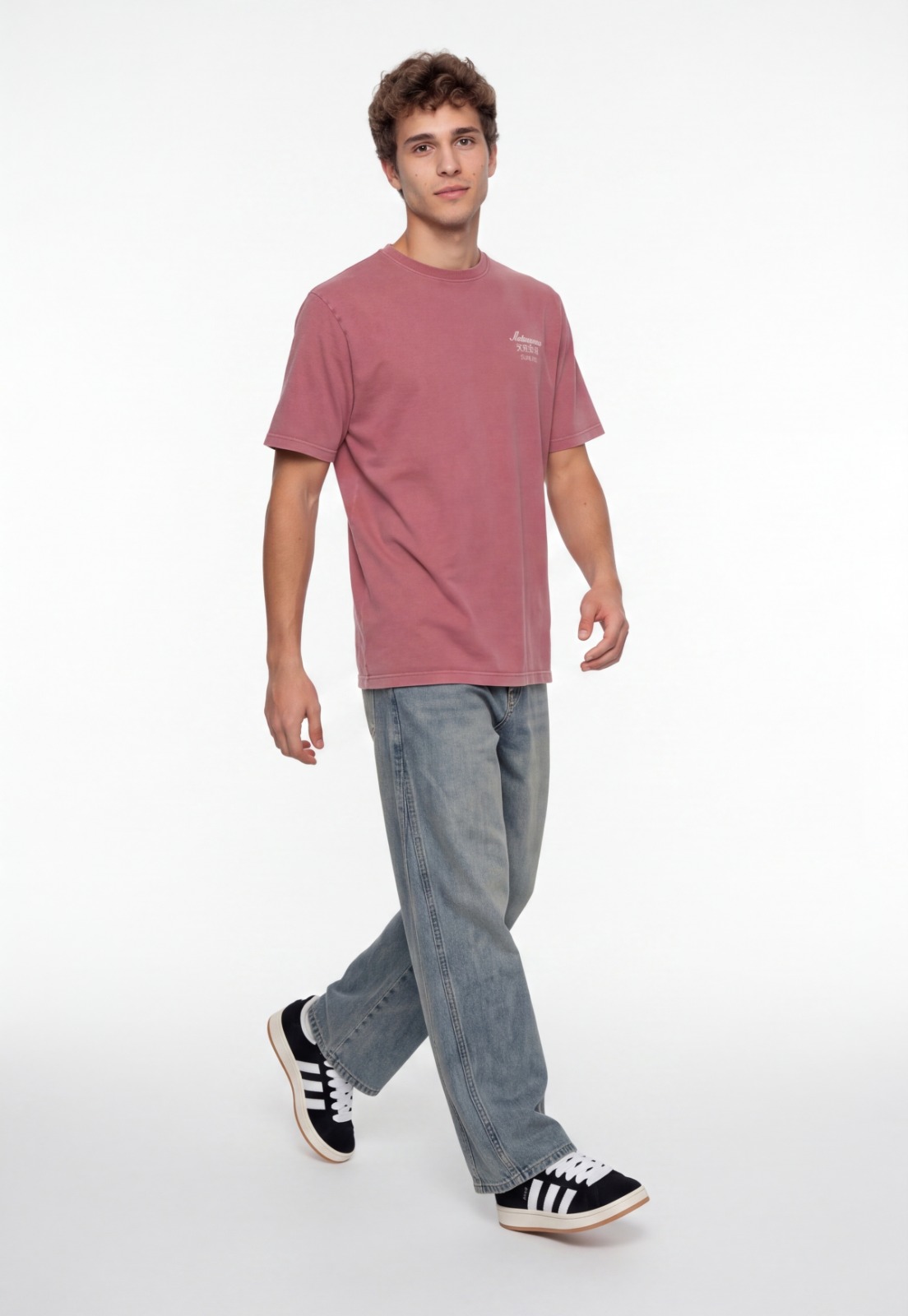 Polera Hombre Matsuyama Oriental Rojo 4