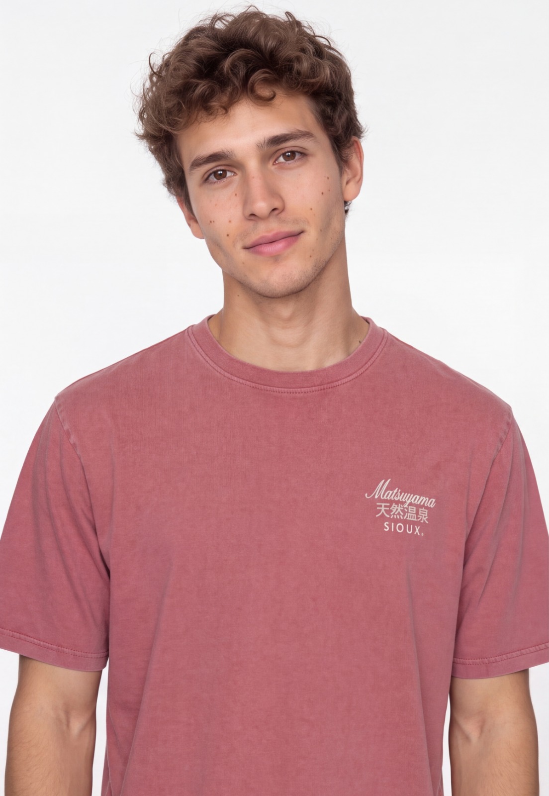 Polera Hombre Matsuyama Oriental Rojo 3