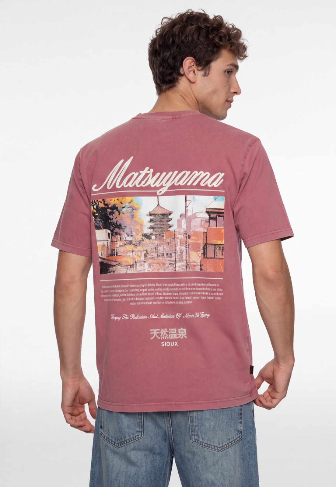 Polera Hombre Matsuyama Oriental Rojo 1